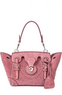 Замшевая сумка Soft Ricky 18 Ralph Lauren