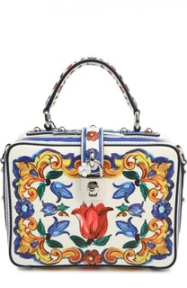 Кожаная сумка Rosaria с принтом Dolce &amp; Gabbana