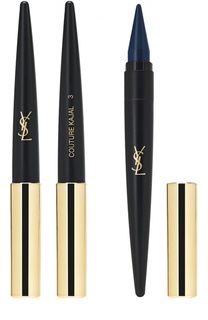 Средство для макияжа глаз 3 в 1 (карандаш-подводка-тени) Couture Kajal 03 YSL
