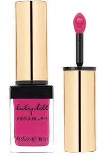 Румяна и блеск для губ Baby Doll Kiss&amp;Blush, оттенок 01 YSL