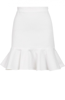 Мини-юбка с широким поясом и оборкой Polo Ralph Lauren