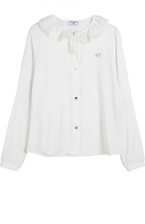 Блуза из вискозы с декором Monnalisa