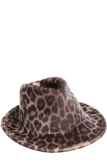 Шляпа с леопардовым принтом Stella McCartney