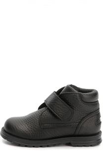 Кожаные ботинки с застежкой велькро Dolce &amp; Gabbana