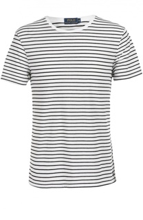 Футболка джерси в полоску Polo Ralph Lauren