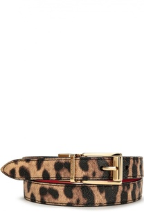 Ремень с леопардовым принтом Dolce &amp; Gabbana