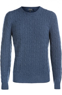 Кашемировый джемпер фактурной вязки Polo Ralph Lauren