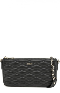 Сумка из стеганой кожи на цепочке DKNY