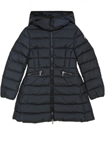 Пуховое пальто с капюшоном Moncler Enfant