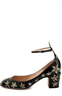 Кожаные туфли Tan-go с декором Valentino