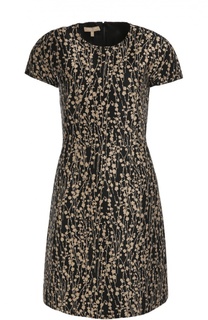 Приталенное платье с цветочным принтом Michael Kors