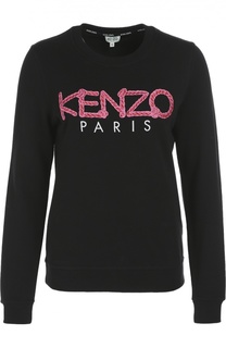 Хлопковый свитшот с вышивкой Kenzo