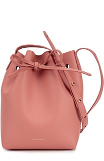 Кожаная сумка на шнурке Mini Bucket Bag Mansur Gavriel