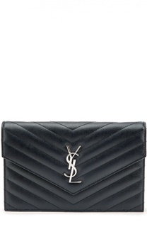 Сумка Monogram Envelope из стеганой кожи Saint Laurent