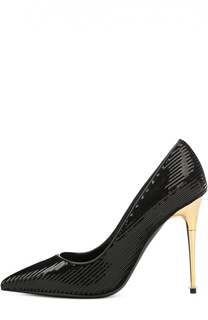 Туфли Metal Heel с пайетками Tom Ford