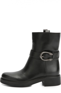 Кожаные байкеры Dionysus с пряжкой Gucci