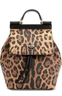 Рюкзак Sicily с леопардовым принтом Dolce &amp; Gabbana