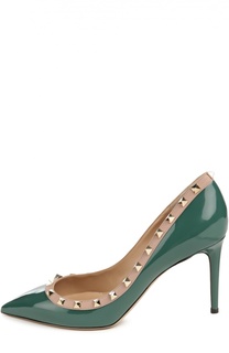 Лаковые туфли Rockstud на шпильке Valentino