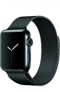 Apple Watch Series 2 38mm Space Black Stainless Steel Case with Milanese Loop Apple