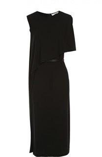 Платье асимметричного кроя с ремнем Givenchy