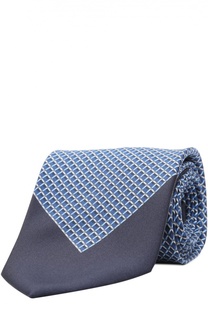 Шелковый галстук с узором Brioni