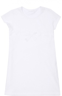 Хлопковая сорочка с бантом La Perla