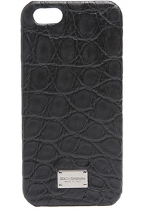 Чехол для iPhone SE/5s/5 из кожи крокодила Dolce &amp; Gabbana