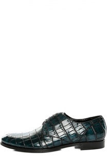 Туфли из кожи крокодила с набором аксессуаров Dolce &amp; Gabbana