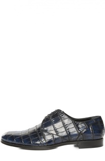 Туфли из кожи крокодила с набором аксессуаров Dolce &amp; Gabbana