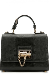 Сумка Monica small с тиснением под игуану Dolce &amp; Gabbana
