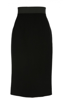 Облегающая юбка с широким поясом Dolce &amp; Gabbana
