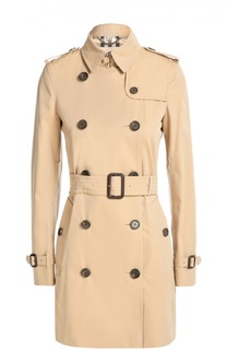 Двубортный тренч с поясом Burberry
