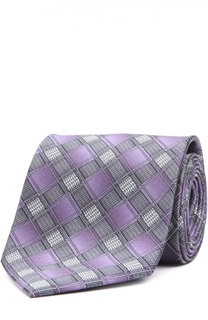 Шелковый галстук с узором Brioni