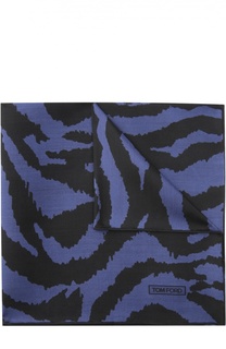 Шелковый платок с анималистичным принтом Tom Ford