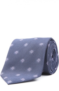 Шелковый галстук с узором Brioni