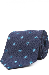Шелковый галстук с узором Brioni