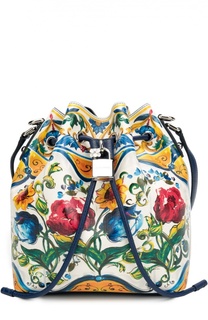 Сумка bucket с принтом Maiolica Dolce &amp; Gabbana