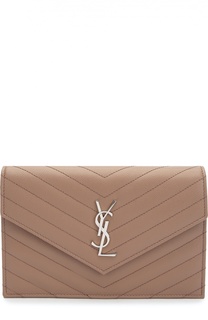 Сумка Monogram Envelope из стеганой кожи Saint Laurent