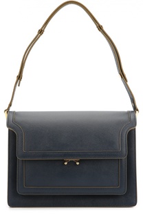 Сумка Trunk из тисненой кожи Marni