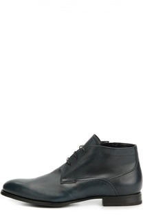 Кожаные полуботинки с боковой молнией Barrett