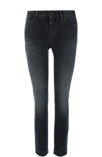 Укороченные джинсы скинни с потертостями Dolce &amp; Gabbana