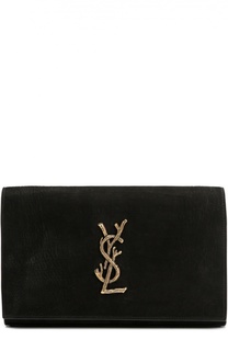 Сумка Monogram из нубука с тиснением Saint Laurent