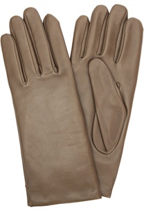Кожаные перчатки с подкладкой из кашемира и шерсти Agnelle