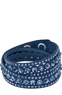 Браслет Slake Dot Dark Blue Swarovski