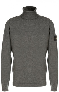 Водолазка из шерсти тонкой вязки Stone Island