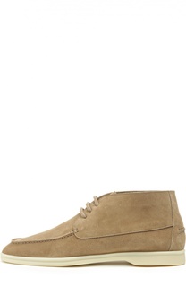 Замшевые полуботинки Loro Piana