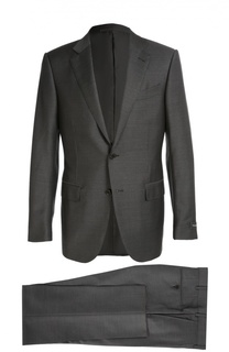 Приталенный шерстяной костюм Ermenegildo Zegna