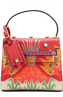 Сумка My Rockstud mini с принтом Enchanted Wonderland Valentino