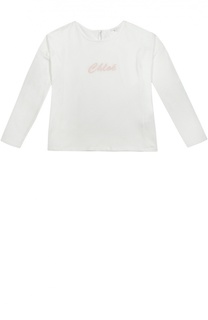 Футболка джерси с вышивкой Chloé