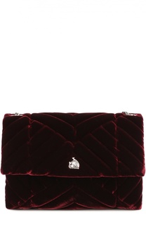 Сумка Mini Sugar из бархата на цепочке Lanvin